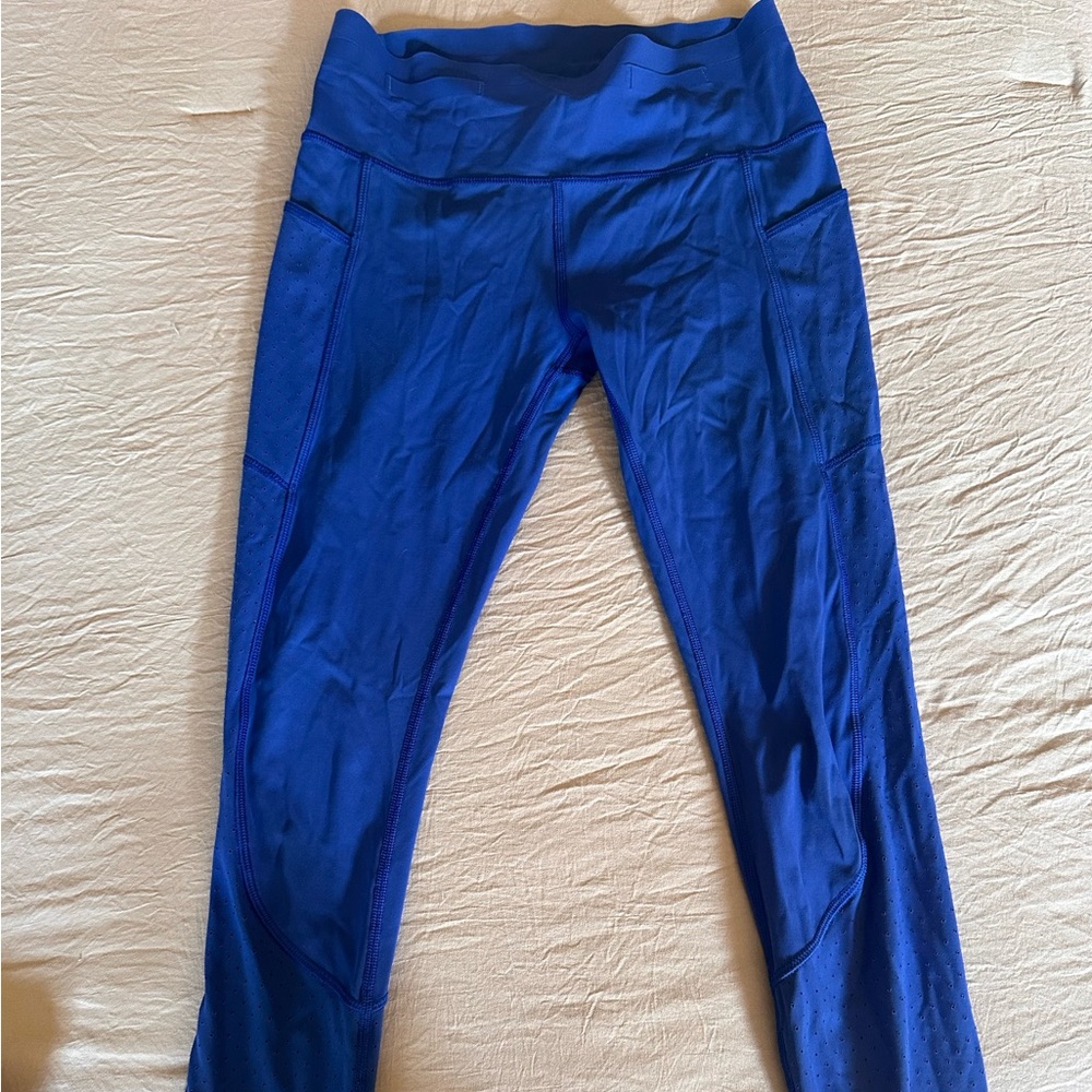 Lululemon Royal blue leggins- size 6